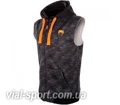 Толстовка без рукавів Venum Tramo Sleeveless Hoody Black Grey